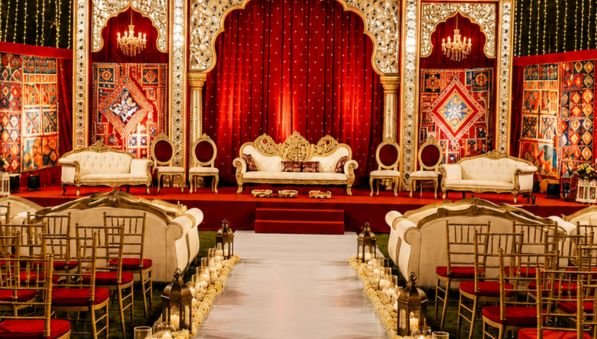 Destination wedding celebration at Sree Lalitha Resort in Hyderabad