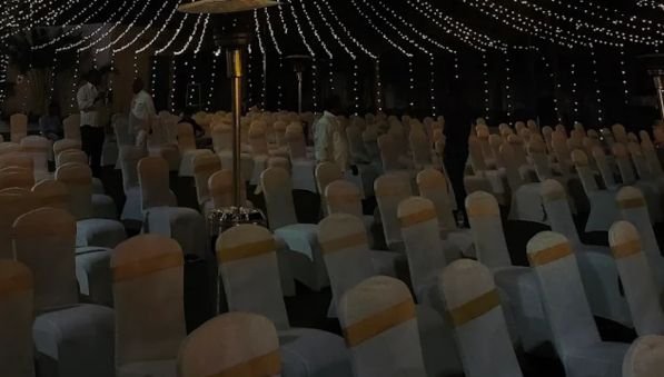 Outdoor event venue in Hyderabad